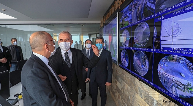 Vali Atik, Başkan Zolan ve Emniyet Müdür Yıldız&#039;dan trafiğin kalbine ziyaret