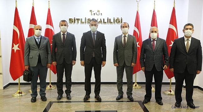 Vali Çağatay, Tapu ve Kadastro 15. Van Bölge Müdürünü makamında ağırladı