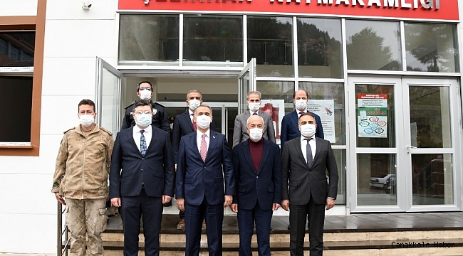 Vali Çuhadar, Çelikhan ilçesini ziyaret etti