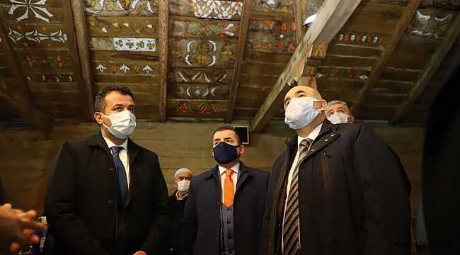 Vali Dağlı, Çivisiz Cami ve Çarşamba Şeker Fabrikası&#039;nı inceledi