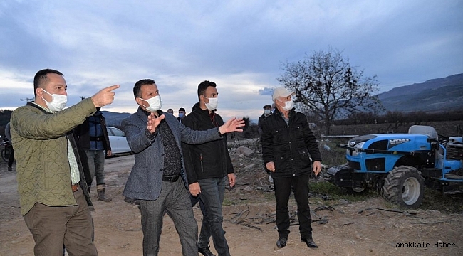 Vali Şentürk, HİS ile &#039;&#039;Mera ıslahı ve amenajmanı&#039;&#039; projesini yerinde inceledi