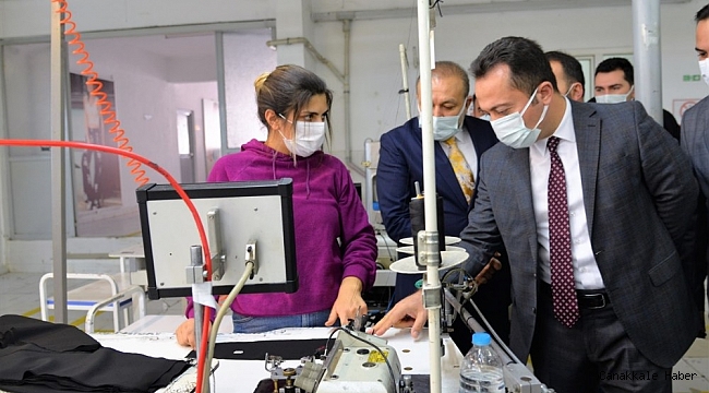 Vali Şentürk&#039;ten fabrika ve esnaf ziyareti