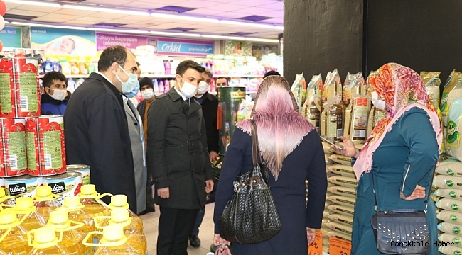 Vali Yardımcısı Yılmaz, fiyat artışlarına karşı denetim yaptı