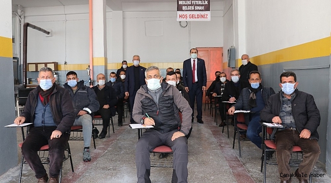 Van &#039;da mesleki yeterlilik sınavı