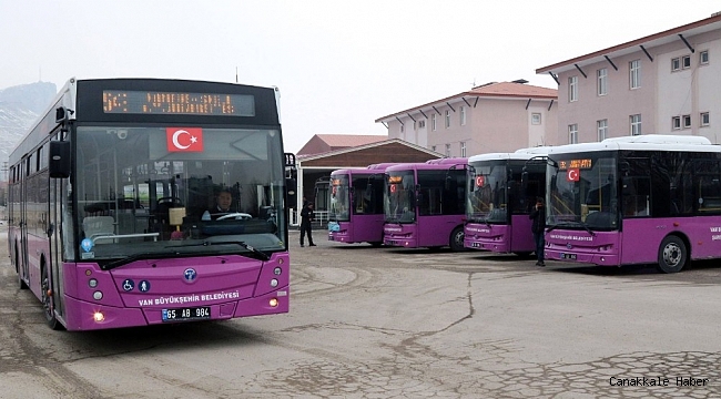 Van&#039;da kısıtlama nedeniyle ulaşım saatleri yeniden belirlendi