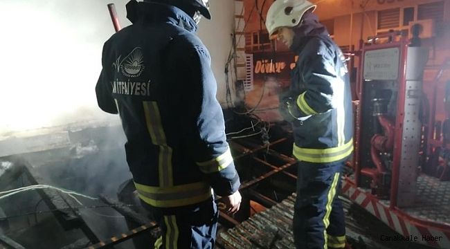 Van&#039;da tandır evinde yangın