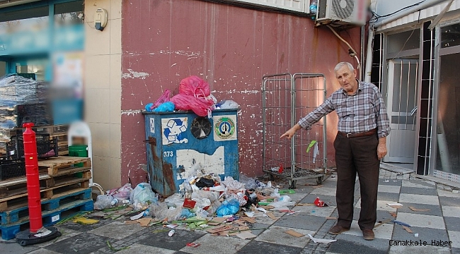 Vatandaştan çöp tepkisi