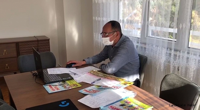 Virüs 22 yıllık öğretmenin eğitim aşkını engelleyemedi