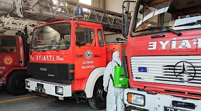 Virüse karşı her yer ilaçlanıyor