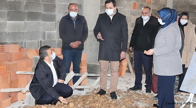 Yangında evleri tamamen kül olan aileye 41 bin TL destek sağlandı