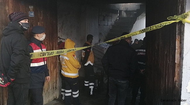 Yaşlı kadın yangında feci şekilde can verdi