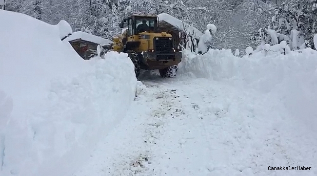 Yaylada mahsur kalanların yardımına karla mücadele ekipleri yetişti