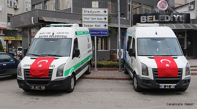 Yeni araçlar Bafra&#039;nın hizmetinde