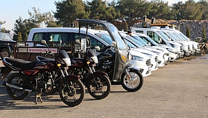 Yeni hizmet araçları için kurban kesildi