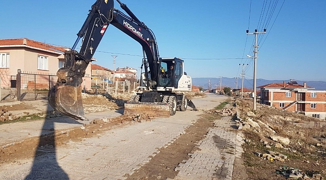 Yeni yerleşim alanına 1 kilometrelik altyapı hizmeti
