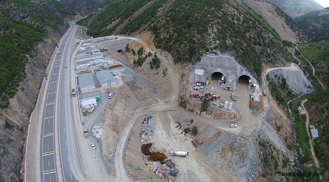 Yeni Zigana Tüneli inşaatında yüzde 78 seviyesine ulaşıldı