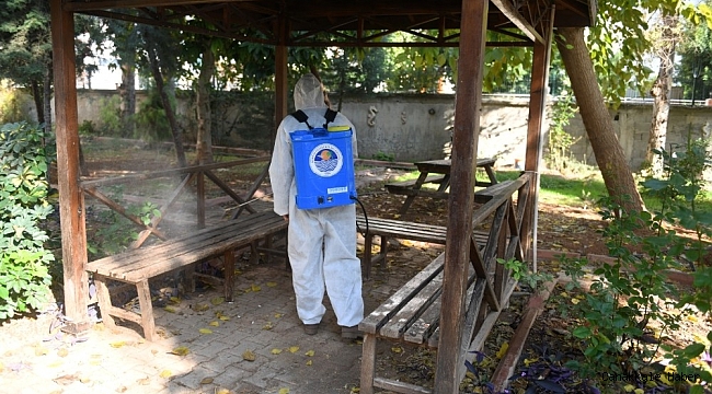 Yenişehir&#039;de dezenfeksiyon çalışmaları sürüyor