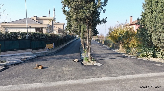 Yılın son asfalt çalışması Moda Caddesi&#039;nde yapıldı