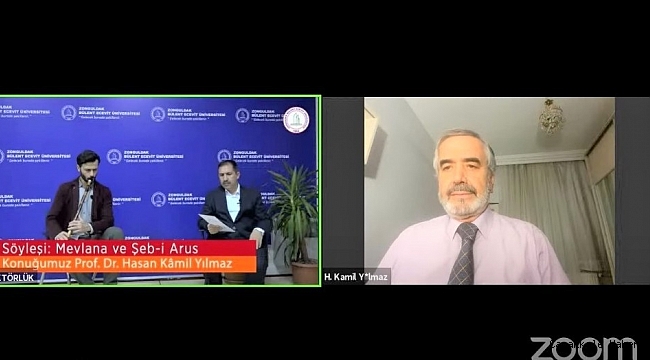 Yılmaz, ZBEÜ&#039;de &quot;Mevlana ve Şeb-i Arus&quot; söyleşisinin konuğu oldu