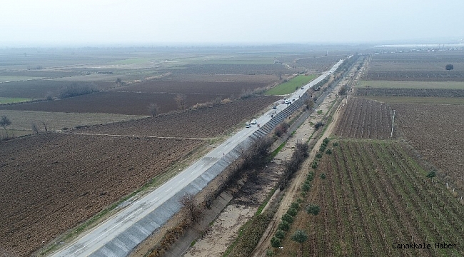 Yol Yapım Dairesinden beton hendek çalışması