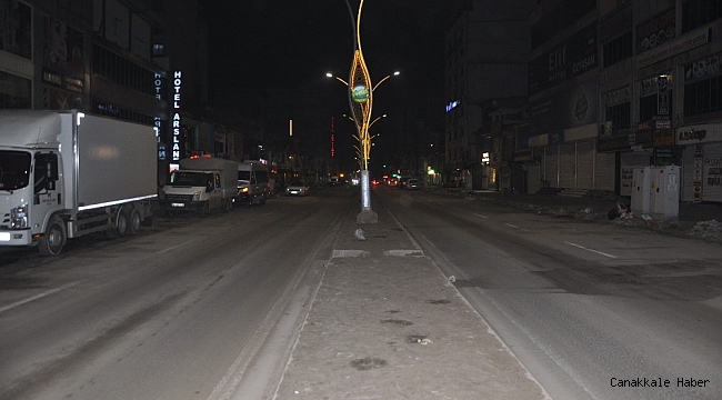 Yüksekova&#039;da 2 günlük sokağa çıkma kısıtlaması başladı