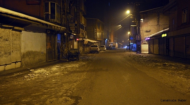 Yüksekova&#039;da sokağa çıkma kısıtlaması başladı