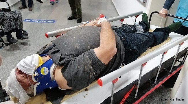 Zeytin yüklü tır şarampole devrildi: 1 yaralı