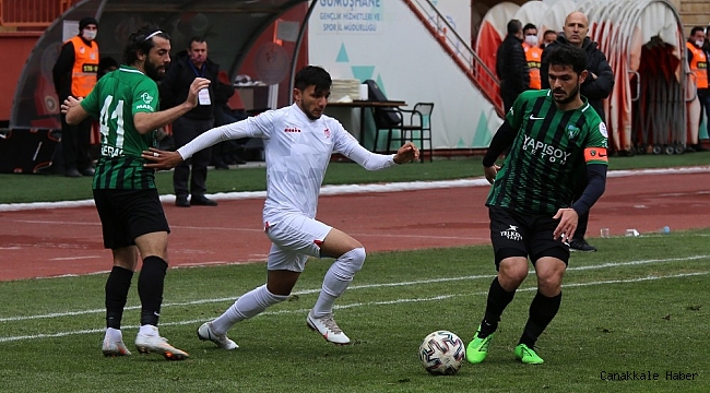 2. Lig: Gümüşhanespor: 1 - Kocaelispor: 0