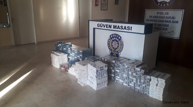 50 kilometre kovalanan araçtan kaçak sigara çıktı