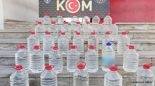 Adana&#039;da bin 640 litre sahte içki ele geçirildi