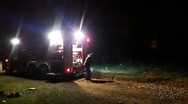 Adil Öksüz'ün çanta gömdüğü iddia edilen bölgede orman yangını