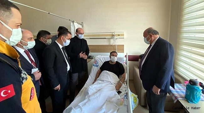 AK Parti heyeti hastalara şifa diledi