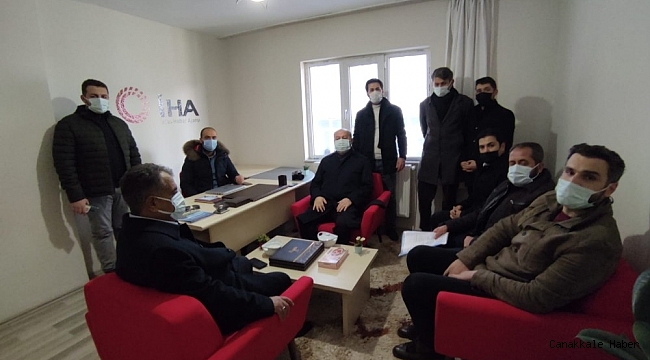 AK Parti Muş İl Başkanı Avcı'dan İHA'ya ziyaret