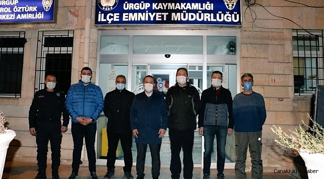 AK Parti Ürgüp İlçe Başkanı Kahraman&#039;dan &#039;polisimin yanındayım&#039; ziyareti