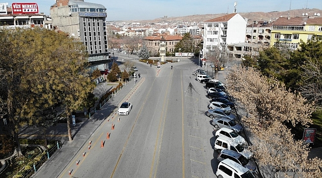 Aksaray'da yeni yılın ilk gününde kısıtlamaya uyuldu