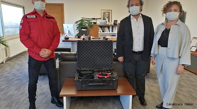 AKUT'un 4. sismik ve akustik dinleme cihazı Denizli ekibine bağışlandı