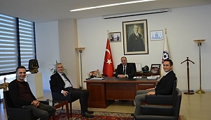 Alamos gold ÇTSO Başkanı Semizoğlu’nu ziyaret etti