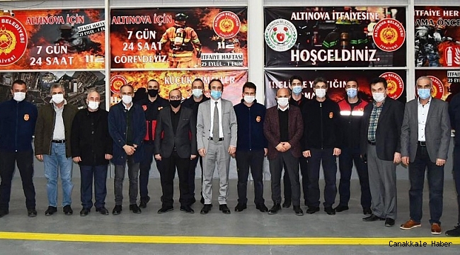 Altınova itfaiye personeli ilkyardımcı oldu