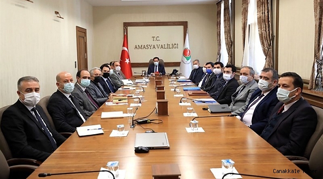 Amasya&#039;da kamu hizmetleri ve yatırımları masaya yatırıldı