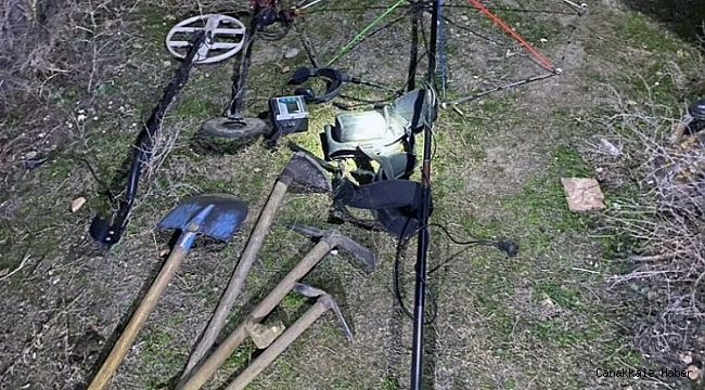 Anavarza Antik Kenti'nde kaçak kazı yapan 4 kişi yakalandı