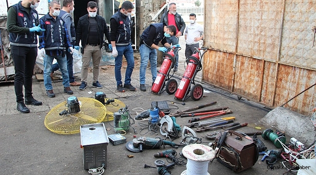 Antalya'da hurdacılara 120 polisle şok baskın