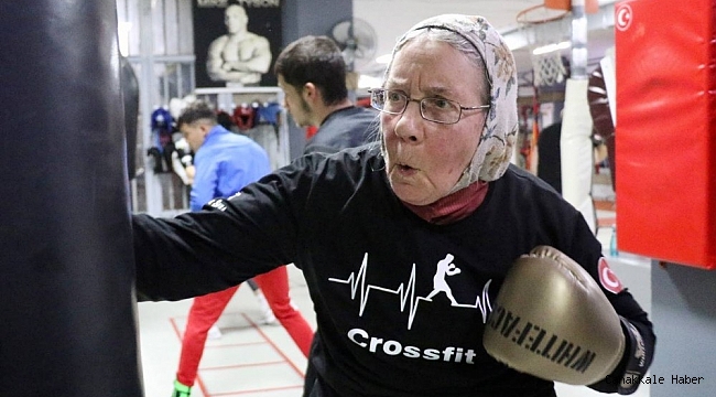 Antalya&#039;nın Süper ninesi tüm boksörlere meydan okuyor