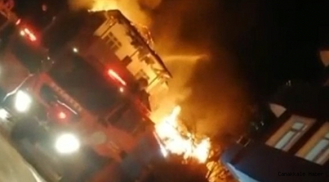 Ardeşen&#039;de korkutan yangın