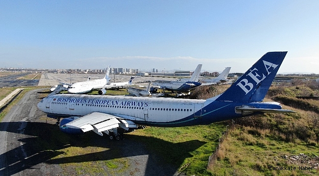 Atatürk Havalimanı'na terk edilen dokuz uçak satışa çıkıyor