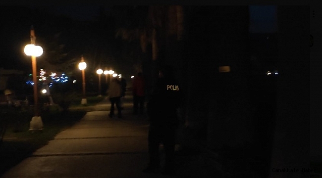 Ateş yakıp eğlenen gruba polis baskını