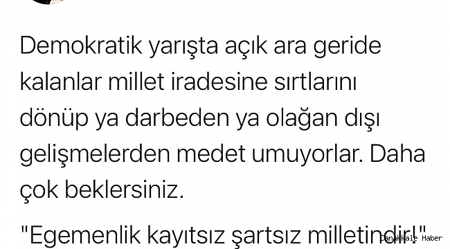 Bakan Gül&#039;den darbe söylemlerine tepki: &quot;Daha çok beklersiniz&quot;