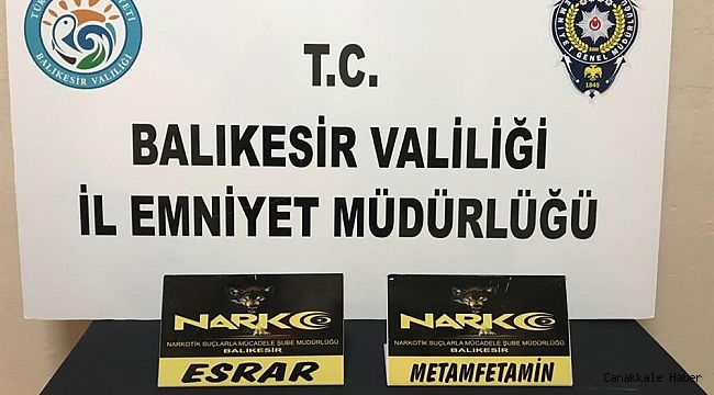 Balıkesir polisinden 20 kişiye uyuşturucu operasyonu
