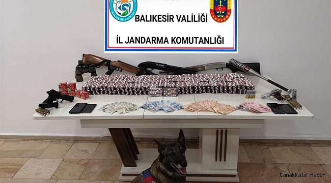 Balıkesir'de uyuşturucu operasyonu 3 tutuklama