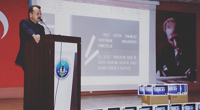 Bartın&#039;da FATİH Projesi kapsamındaki tabletler öğrencilere ulaştırıldı