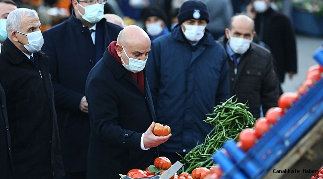 Başkan Altınok'tan 2021'de de pazarlara sıkı denetim